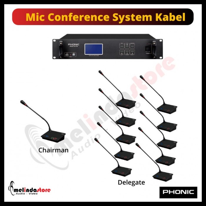 Paket Mic Conference Kabel 20 Orang